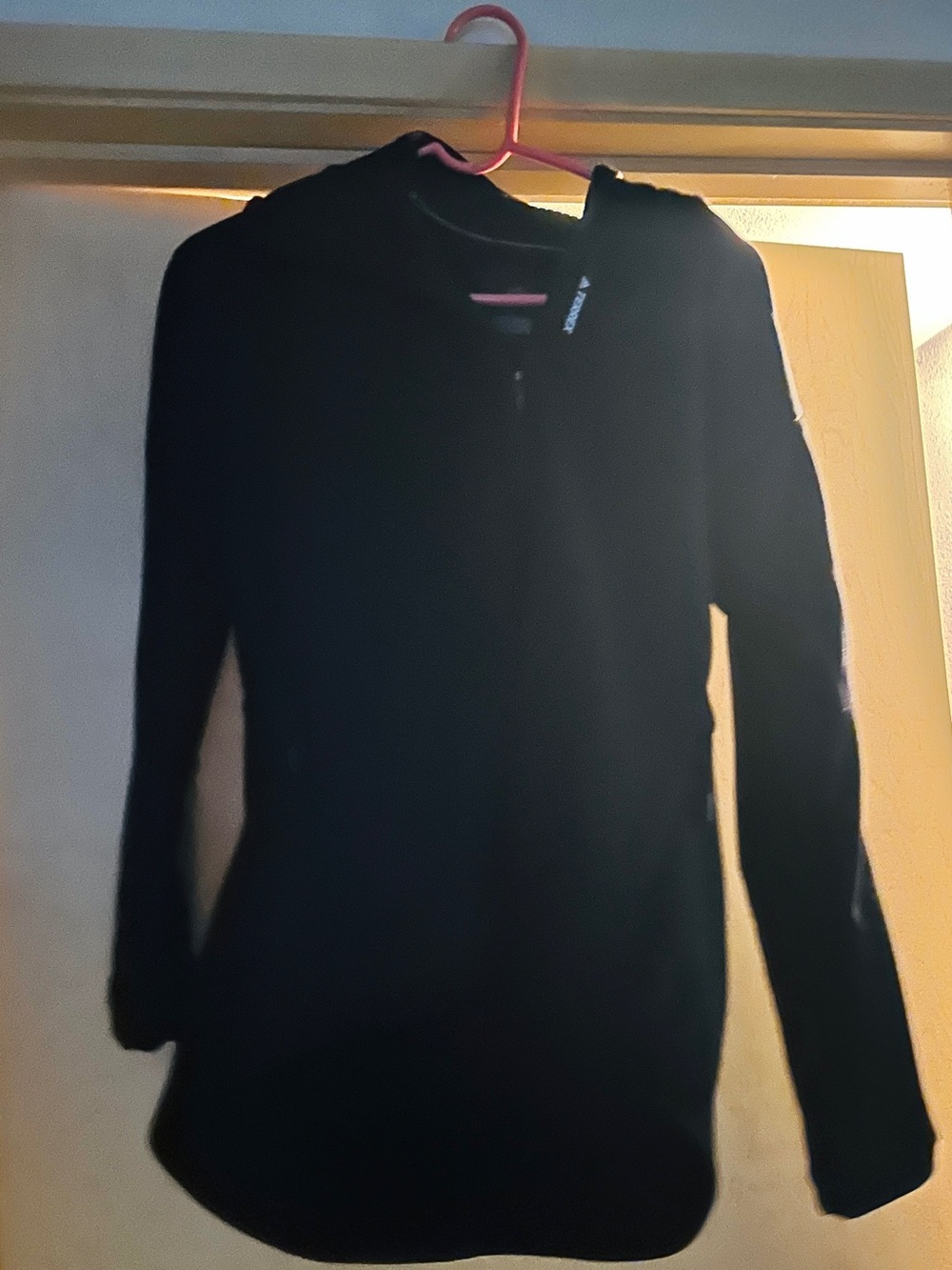 adidas Black Men's Zip-Up Hoodie Sweater
